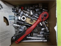 Assorted ratchets & sockets (Craftsman, Matco,