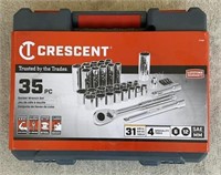 New Crescent 35 Pc 3/8 Skt Set SAE/Metric