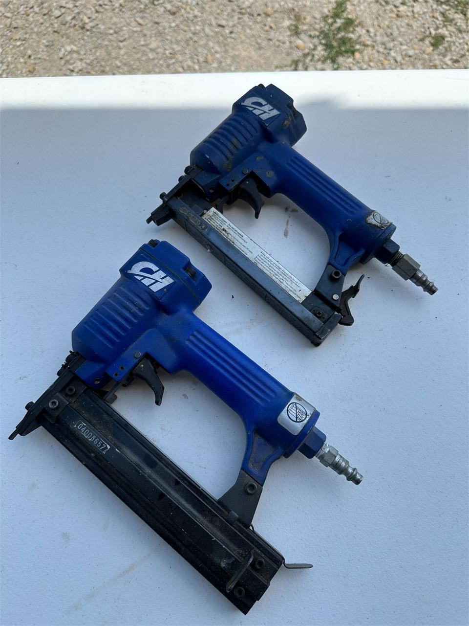 Campbell Hausfield Pneumatic Air Nailer Pair