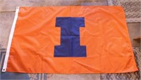 University of Illinois Illini nylon flag, 3' x 5'