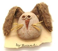 Handmade Rabbit Pin