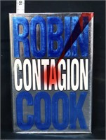 Signed Contagion by Robin Cook book