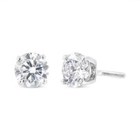 14K Gold Lab Diamond Stud Earrings