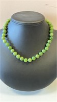 Canadian BC Jade Bead Necklace