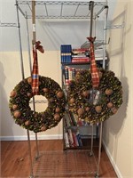 2 Wood Fall Wreaths