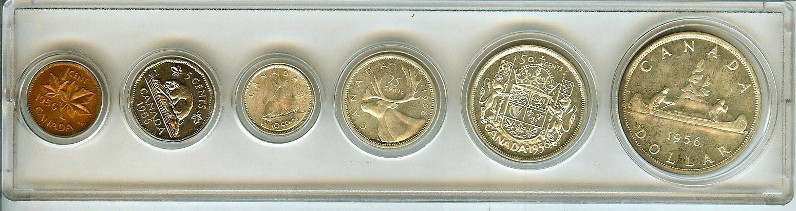 1956 6 Coin Gem Mint Set