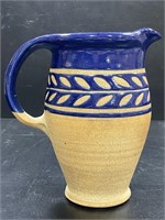 Signed Hand Made Pottery Pitcher