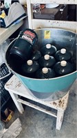 Beverage Tub & 8 Bottles of Propane Fuel