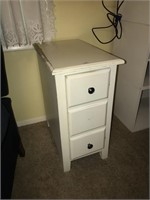 Small Wood Side Cabinet w/Door