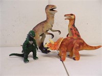 Toy Dinosaurs and Godzilla