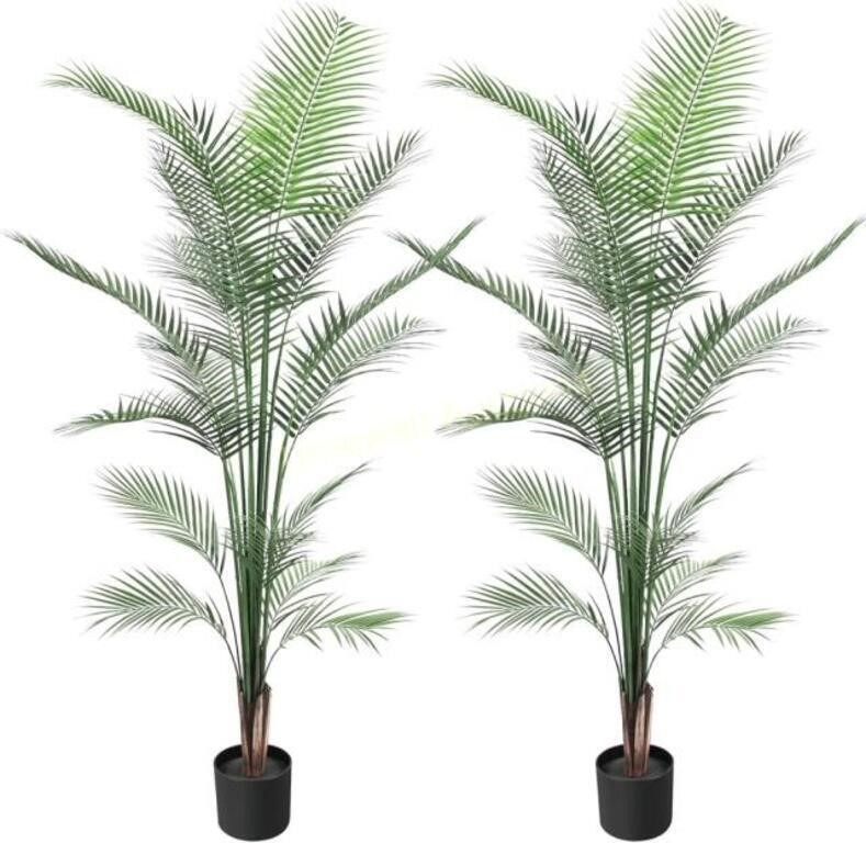 Melli Welli Artificial Palm Plant 5Ft 2Pack