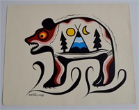 Original Native Painting - Noah Sainnawap