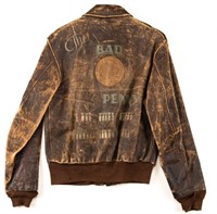 WWII USAAF Painted A-2 Flight Jacket "Bad Penny"