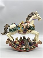 Cedar Creek Rocking Horse Christmas Figurine