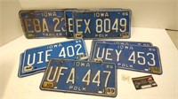 Iowa License Plates - asst
