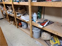 Contents of Lower 2 Wall Shelves in Storage Room