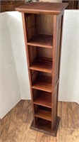 Cd/dvd tower from Pier One Imports, bamboo sides,