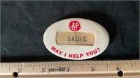 A and P Name Tag