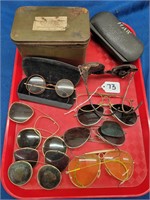 Lot of Very Early Sunglasses and Goggles