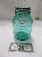 Vintage glass canister jar