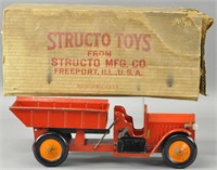 BOXED STRUCTO ELECTRIC HEADLIGHTS DUMP TRUCK