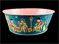 Vintage J. Chein Tin Litho Wash Bowl