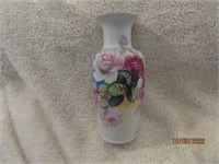 9" Beautiful Hand Painted Flower Vase Roses