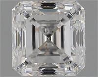 Gia Certified Asscher Cut 2.01ct Si2 Diamond