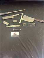 Pioneer knife, various knives