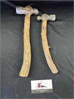 Rustic handle hammers