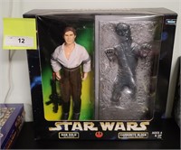 NIB HAN SOLO IN CARBONITE FIGURE, 12" TALL