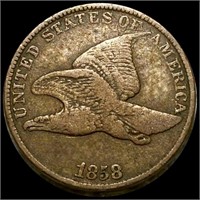 1858 Flying Eagle Cent NICELY CIRCULATED