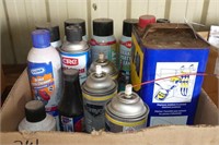 Lot of Cleaners and Lubricants