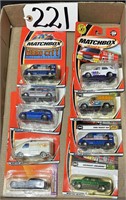 9 Matchbox Cars