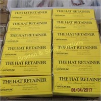 GROUP OF 12 NEW HAT RETAINERS