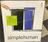 SimpleHuman 35L Pull Out Recycler