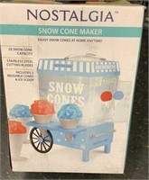 Nostalgia Snow Cone Maker 20 Snow Cone Capacity