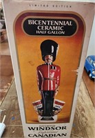 VTG Windsor Canadian Half Gallon Bicentennial Deca