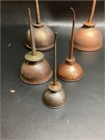 5 Vintage Copper Oilers