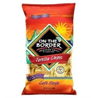 ON THE BORDER Cafe Tortilla Chips , Pack of 3