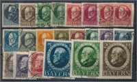 GERMANY BAVARIA #94-114 USED FINE-VF