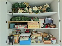 Christmas decorations! Including Wreaths, bulbs,