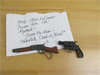 Steve McQueen Cap Gun Toy Rifle and other