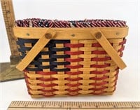 Longaberger CC miniature flag with Liner and