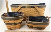 Longaberger CC all three have Liners and