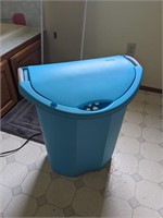 Blue Laundry Hamper