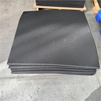 Brand New  Black Rubber Flooring x 12