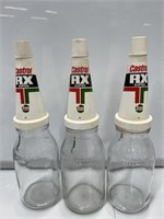 3 x Castrol RX Super Plastic Tops on 1 Litre