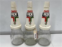3 x Castrol RX Super Plastic Tops on 500ml