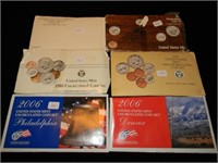 1972, 1985, 1988, 1990, 2006 Mint Sets